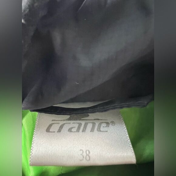 Crane Vest Full Zip  Black Green Ultra Light Woman’s Size 38 EU/ S-M US - Picture 4 of 9